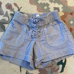 Gap Kids XS Pinstriped Shorts